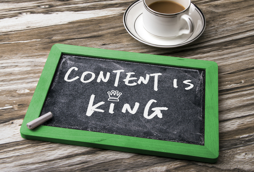 Content marketing. Content is koning